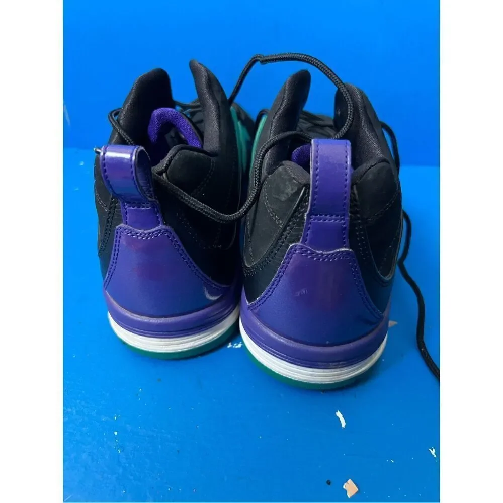 Jordan Flight TR'97 MID 574417-008 Men's Size 13 Black/White/Grape Ice/Emerald